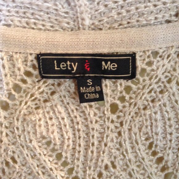 Lety & Me Cardigan Sweater Small - Picture 2 of 5